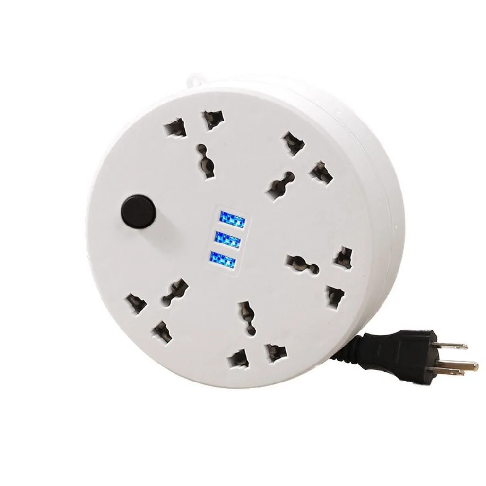 Circular Power Extension Board Flexibility Universal Multi Outlet Power Strip Socket 2M Retractable Power Cord
Circular Power Extension Board Flexibility Universal Multi Outlet Power Strip Socket 2M Retractable Power Cord
