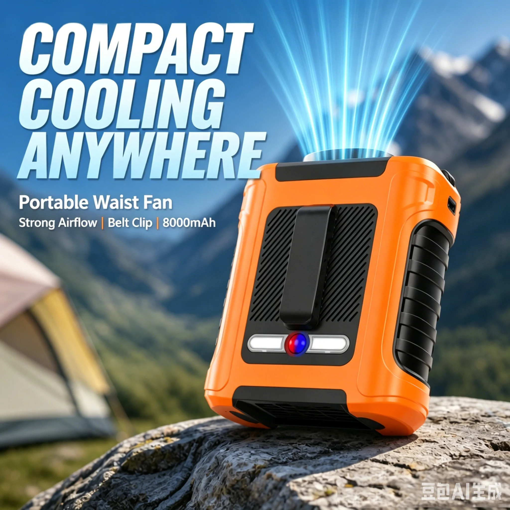 Portable Waist Fan with 8000mAh Rechargeable Battery LED Light Brushless Motor 5 Speed Levels Lasts 5-8 Hours for Outdoor Use
Portable Waist Fan with 8000mAh Rechargeable Battery LED Light Brushless Motor 5 Speed Levels Lasts 5-8 Hours for Outdoor Use