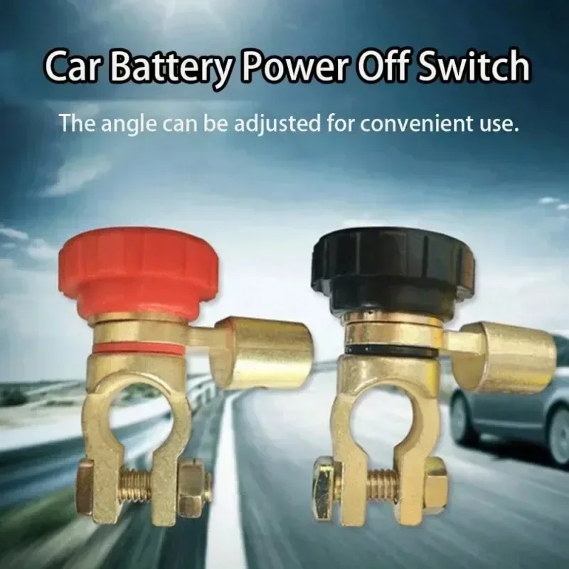 1PC Heavy-Duty Battery Power Cut-Off Switch - Anti-Leakage Protection for Car, Truck, RV Battery Modification
1PC Heavy-Duty Battery Power Cut-Off Switch - Anti-Leakage Protection for Car, Truck, RV Battery Modification