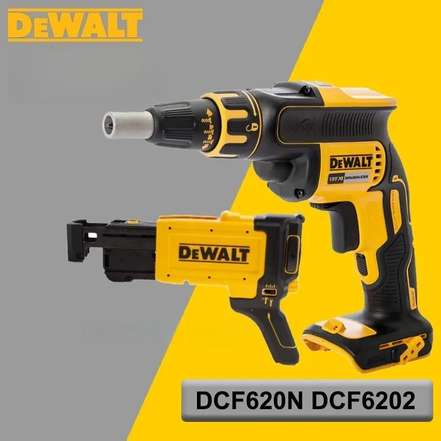 DEWALT 18V XR Drywall Screw Gun With Attachment Brushless 360° Rotation Nail Gun Bare Tool DCF620 DCF6202
DEWALT 18V XR Drywall Screw Gun With Attachment Brushless 360° Rotation Nail Gun Bare Tool DCF620 DCF6202