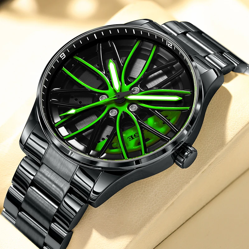 LIGE Mens Watches Original Brand Luxury 360° Rotating Wheel Hub Dial Quartz Wristwatch Fashion Military Waterproof Watch For Men
LIGE Mens Watches Original Brand Luxury 360° Rotating Wheel Hub Dial Quartz Wristwatch Fashion Military Waterproof Watch For Men