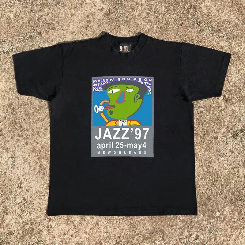 Футболка оверсайз для пары с короткими рукавами и принтом из чистого хлопка в американском ретро-дизайне Sense Niche
Футболка оверсайз для пары с короткими рукавами и принтом из чистого хлопка в американском ретро-дизайне Sense Niche