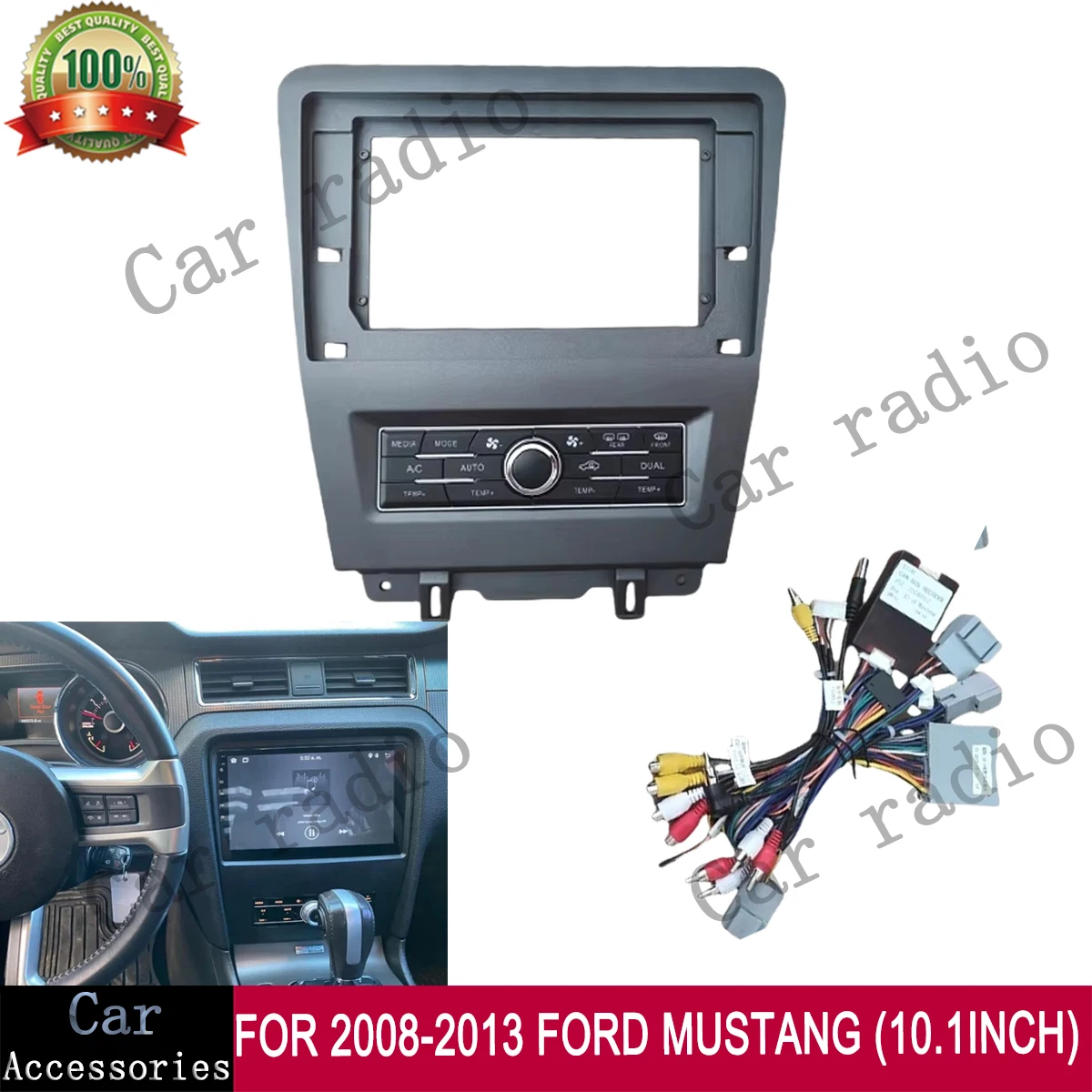 CRM 10.1Inch For 2008-2013 FORD MUSTANG Frame Car Radio Android Stereo Frame Player Head Unit Fascia Panel Dash Board Cover
CRM 10.1Inch For 2008-2013 FORD MUSTANG Frame Car Radio Android Stereo Frame Player Head Unit Fascia Panel Dash Board Cover