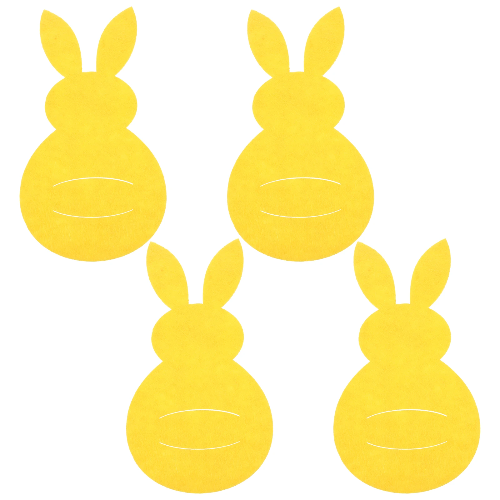4pcs Rabbit Shape Cutlery Bag Yellow Fork Pouch Easter Themed Tableware Holder Party Banquet Utensil Storage
4pcs Rabbit Shape Cutlery Bag Yellow Fork Pouch Easter Themed Tableware Holder Party Banquet Utensil Storage