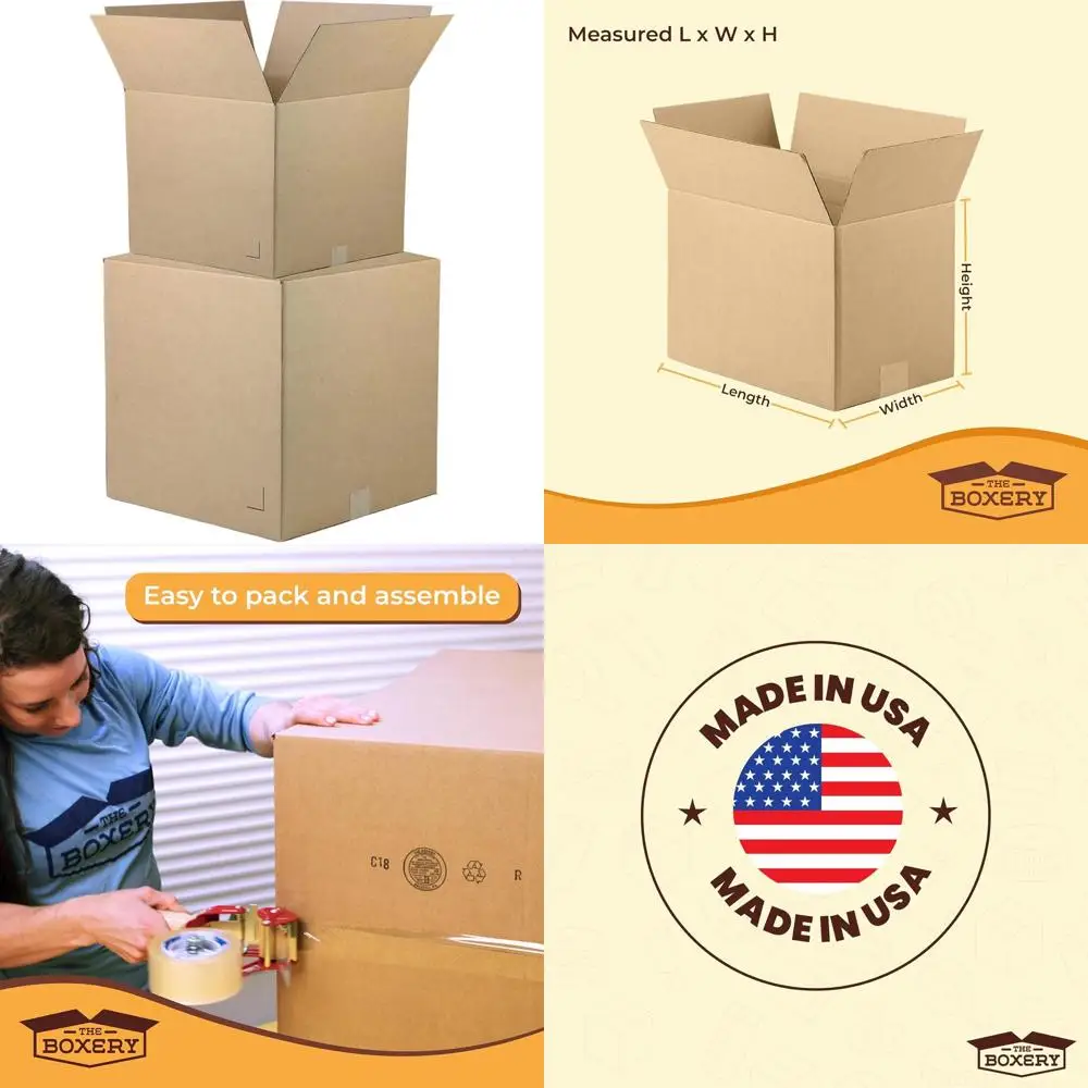 20 x 13 x 10 Brown Corrugated Cardboard Boxes, 25-Pack - Ideal for Mailing, Packing, Moving, Storage | Durable, Eco-Friendly, Re
20 x 13 x 10 Brown Corrugated Cardboard Boxes, 25-Pack - Ideal for Mailing, Packing, Moving, Storage | Durable, Eco-Friendly, Re