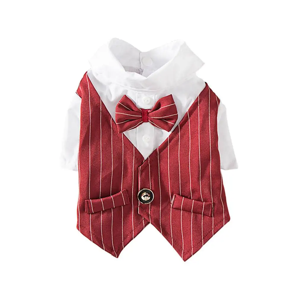 Dog Suit Clothes Gentleman Style Durable Soft Material Small Wedding Party Pet Costume Dress Dog Coat Jacket
Dog Suit Clothes Gentleman Style Durable Soft Material Small Wedding Party Pet Costume Dress Dog Coat Jacket
