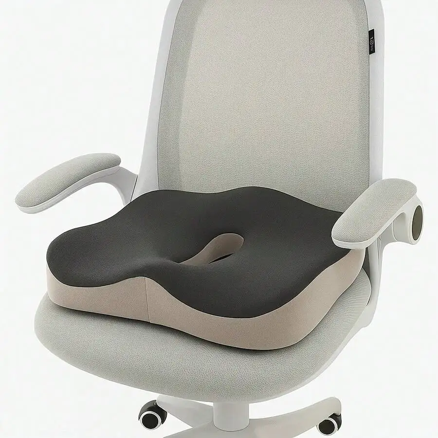Decompression Cushion, Suitable For Office/Home Chairs, Ultra-Dense Memory Foam, Ergonomic Oval Design To Support Thighs And Hip
Decompression Cushion, Suitable For Office/Home Chairs, Ultra-Dense Memory Foam, Ergonomic Oval Design To Support Thighs And Hip