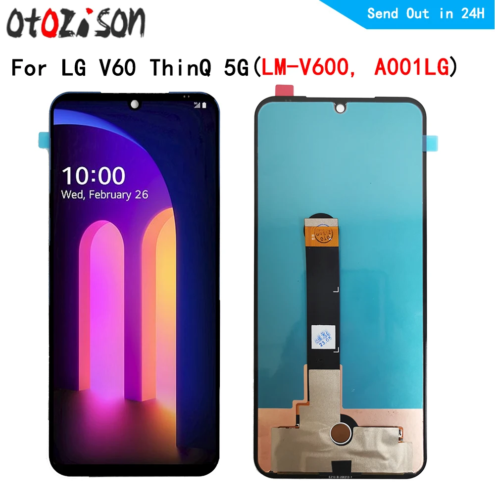 OLED-дисплей 6,8 дюйма для LG V60 ThinQ 5G, A001LG, ЖК-дисплей с рамкой, ЖК-экран, сенсорная панель, дигитайзер в сборе для LG V60
OLED-дисплей 6,8 дюйма для LG V60 ThinQ 5G, A001LG, ЖК-дисплей с рамкой, ЖК-экран, сенсорная панель, дигитайзер в сборе для LG V60
