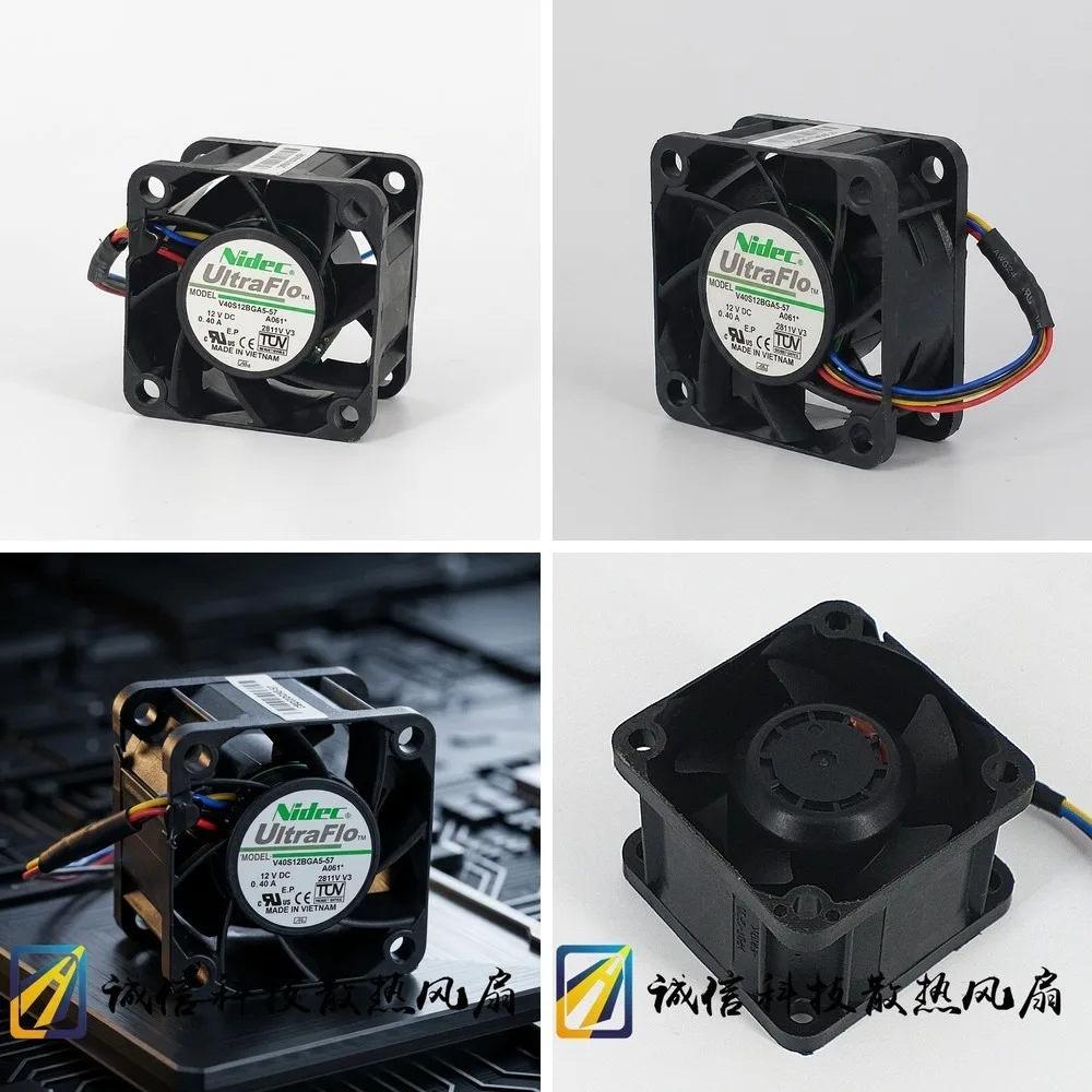For NIDEC 4028 4CM 12V 0.40A V40S12BGA5-57 4-wire PWM cooling fan
For NIDEC 4028 4CM 12V 0.40A V40S12BGA5-57 4-wire PWM cooling fan