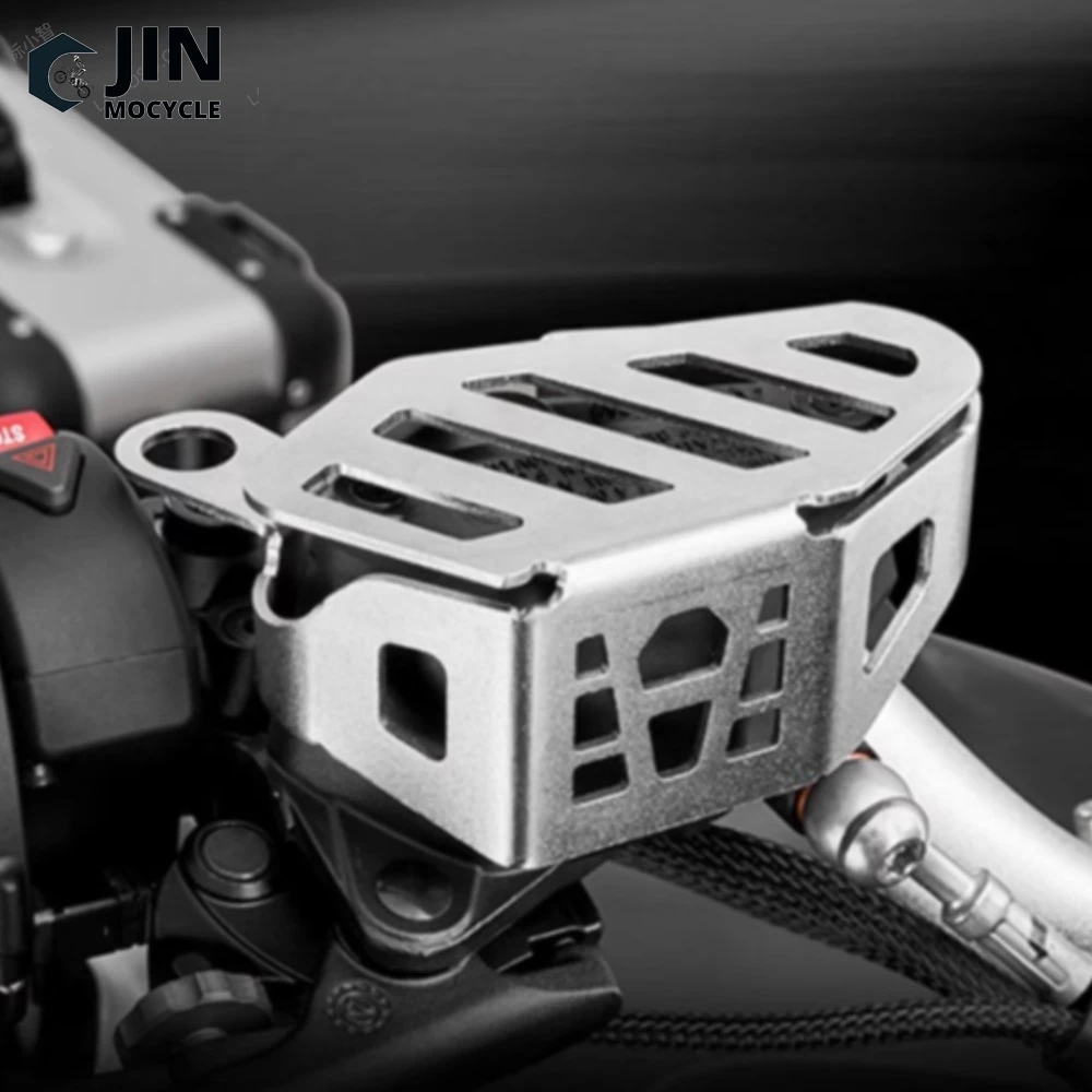 Motorcycle Front Rear Brake Fluid Reservoir Guard Cover Oil Cup 800 MT Accessories For CFMOTO 800MT 2021 2022 800 MTX 2024 2025
Motorcycle Front Rear Brake Fluid Reservoir Guard Cover Oil Cup 800 MT Accessories For CFMOTO 800MT 2021 2022 800 MTX 2024 2025