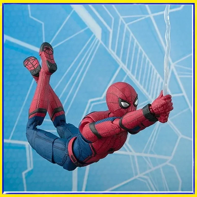 SHF SpiderMan Homecoming Backpack Marvel Action Figure Poseable Model Boxed Collectible Gift For Fans Display Decor PVC Toy
SHF SpiderMan Homecoming Backpack Marvel Action Figure Poseable Model Boxed Collectible Gift For Fans Display Decor PVC Toy