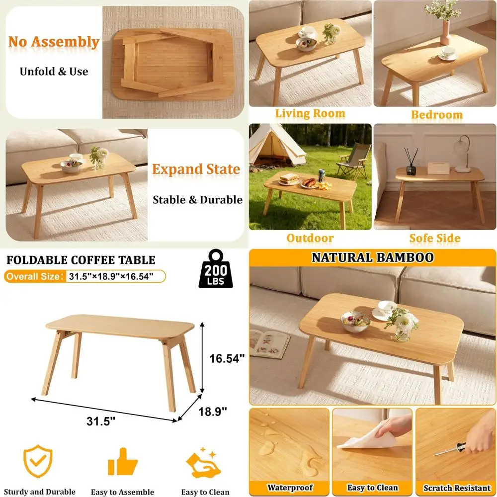 Solid Wood Japanese Low Coffee Table, Living Room Floor, No Assembly, 31.5 Natural
Solid Wood Japanese Low Coffee Table, Living Room Floor, No Assembly, 31.5 Natural