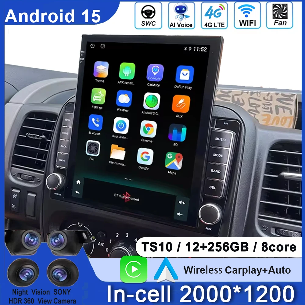 9,7-дюймовый Android для Renault Trafic 3 14-21 для Opel Vivaro B Carplay, автомобильный радиоплеер, GPS-навигация, автоматическая интеллектуальная система 5G
9,7-дюймовый Android для Renault Trafic 3 14-21 для Opel Vivaro B Carplay, автомобильный радиоплеер, GPS-навигация, автоматическая интеллектуальная система 5G