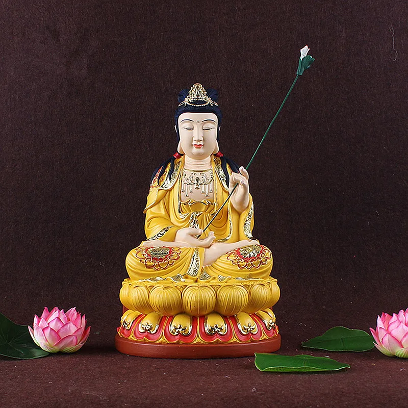 27cm Resin Yellow Plated Buddhist Bodhisattva Statue,Tibetan Figurine Blessing Buddha Mascot Home Putting Decoration
27cm Resin Yellow Plated Buddhist Bodhisattva Statue,Tibetan Figurine Blessing Buddha Mascot Home Putting Decoration