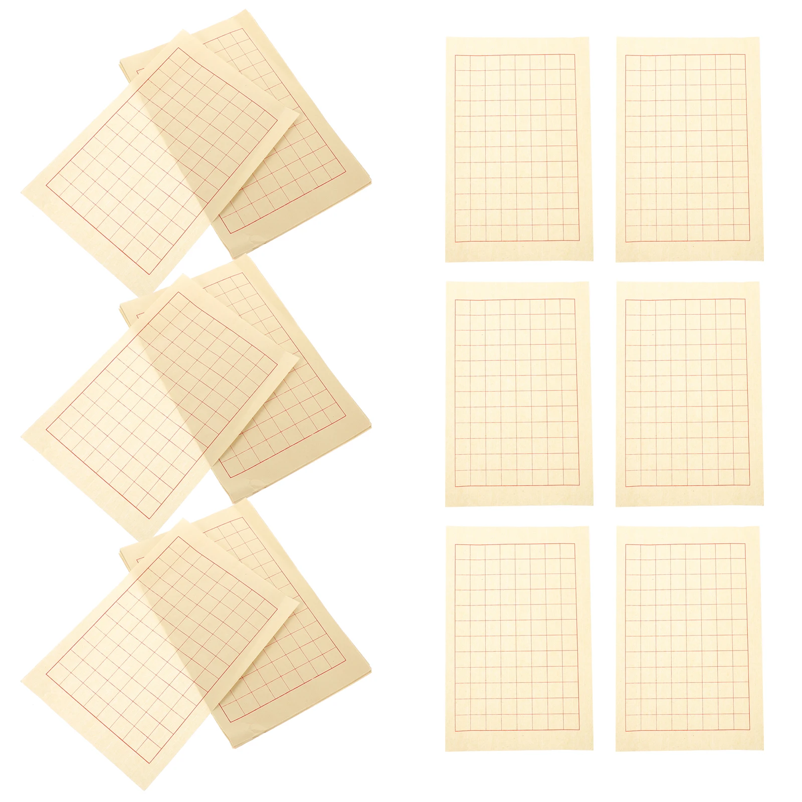 40 Sheets Thickened Xuan Paper Doufang Grid 2cm Calligraphy Writing Practice Paper for Students Suitable for Brush Watercolor
40 Sheets Thickened Xuan Paper Doufang Grid 2cm Calligraphy Writing Practice Paper for Students Suitable for Brush Watercolor