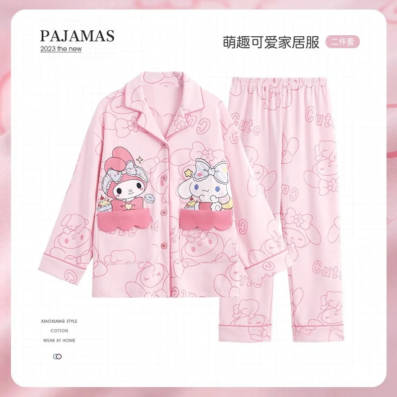 Детская Пижама Sanrio с мультяшным анимационным принтом Kulomi, удобная и милая Домашняя одежда с длинными рукавами и изображением больших собак
Детская Пижама Sanrio с мультяшным анимационным принтом Kulomi, удобная и милая Домашняя одежда с длинными рукавами и изображением больших собак