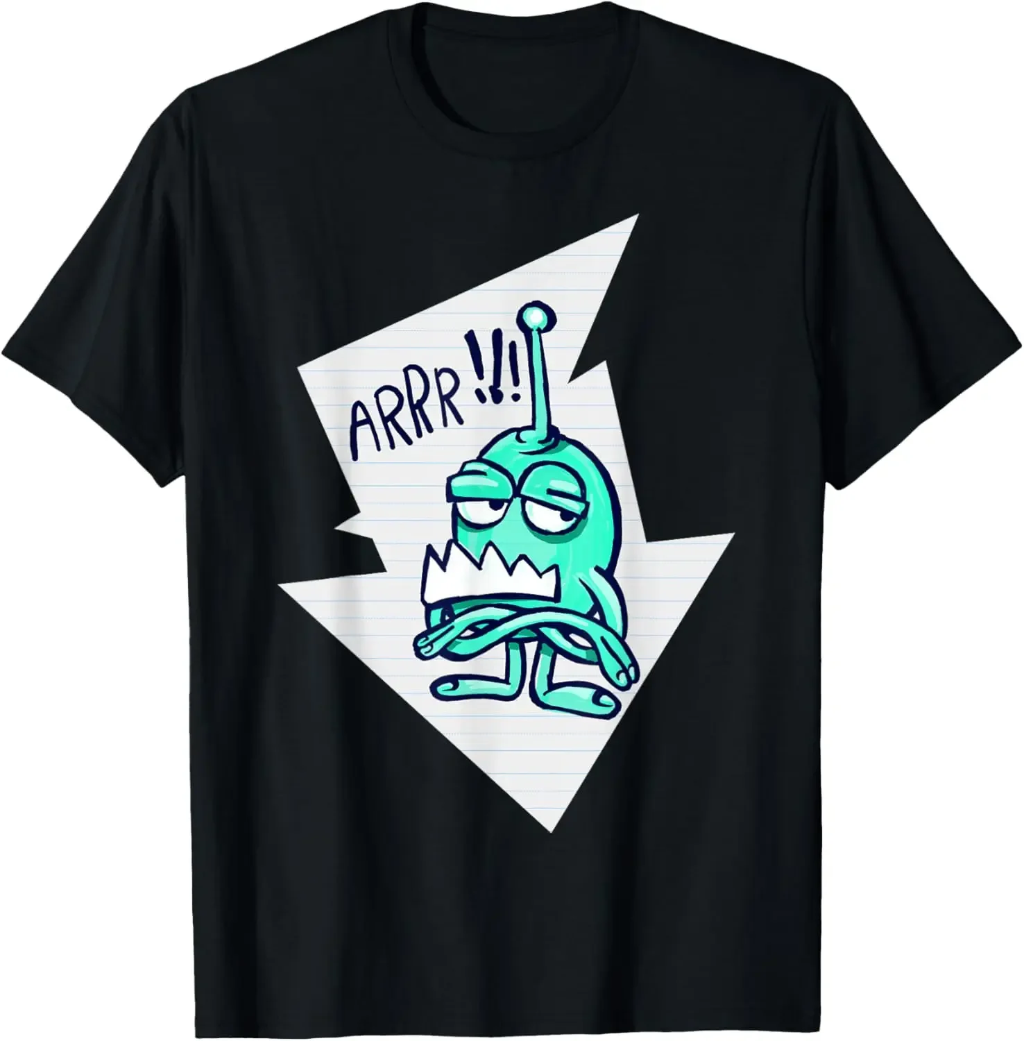 Arrr Monster Graphic Cotton Crew Neck T-Shirt Casual Short Sleeve Tee for Men
Arrr Monster Graphic Cotton Crew Neck T-Shirt Casual Short Sleeve Tee for Men