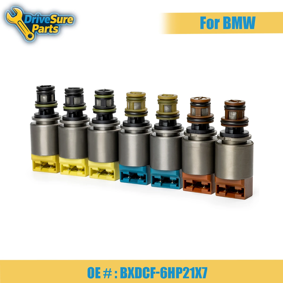 BXDCF-6HP21x7 7 PCS/SET Refurbished Solenoid Kit Transmission Solenoid Valve suitable for BMW 128i X5 X4 and Audi S4-S8 A4
BXDCF-6HP21x7 7 PCS/SET Refurbished Solenoid Kit Transmission Solenoid Valve suitable for BMW 128i X5 X4 and Audi S4-S8 A4