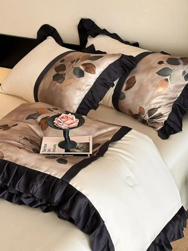 Летний легкий комплект постельного белья Hebe Sle с эффектом кондиционирования воздуха, четыре предмета, моющийся, для односпальной кровати, двуспальный, тонкое летнее одеяло
Летний легкий комплект постельного белья Hebe Sle с эффектом кондиционирования воздуха, четыре предмета, моющийся, для односпальной кровати, двуспальный, тонкое летнее одеяло