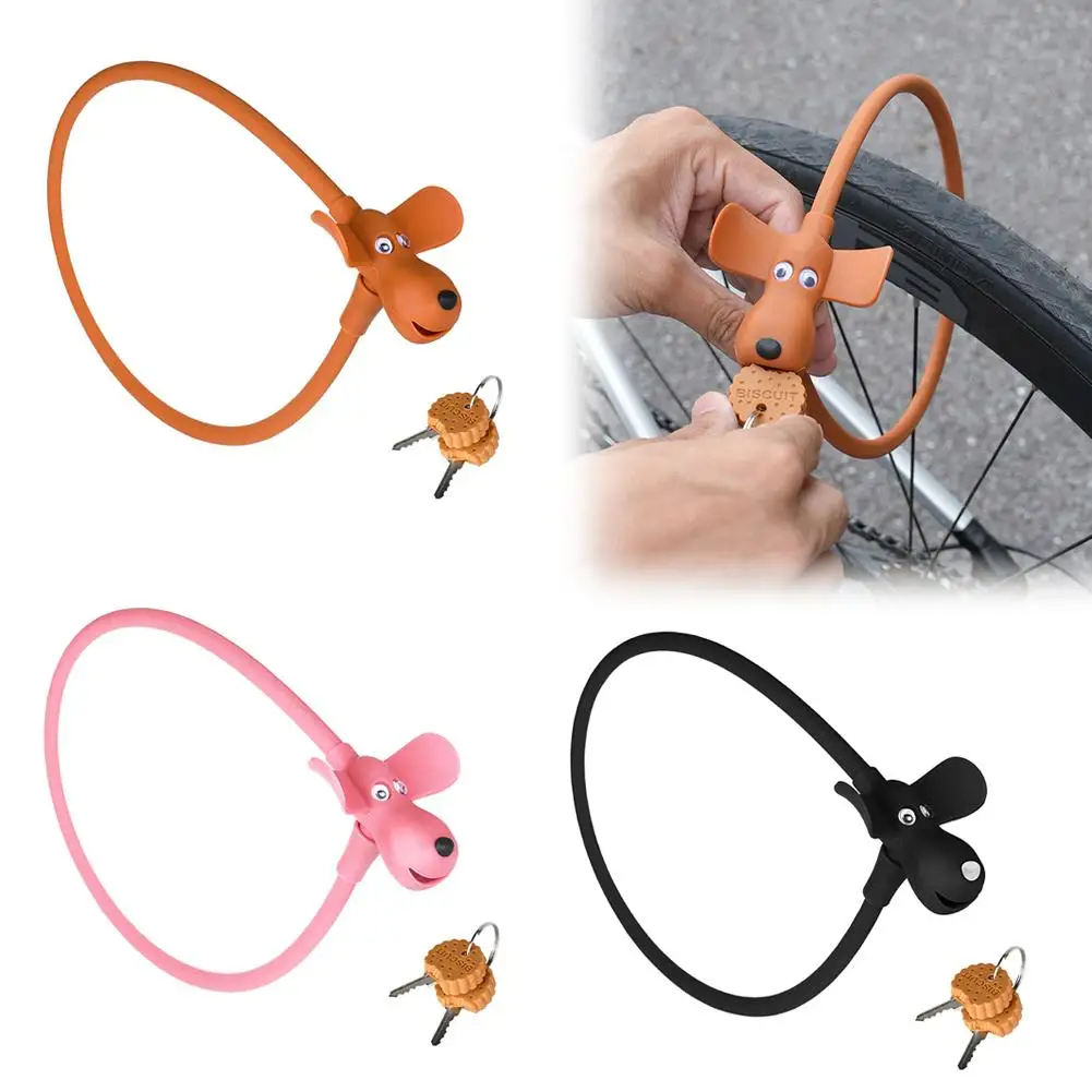Cartoon Biscuit Puppy Mountain Bike Lock With 2 Keys Lock Bracket Scooter Bicycle Fixed Theft Safety Anti Accessories Porta M4R1
Cartoon Biscuit Puppy Mountain Bike Lock With 2 Keys Lock Bracket Scooter Bicycle Fixed Theft Safety Anti Accessories Porta M4R1