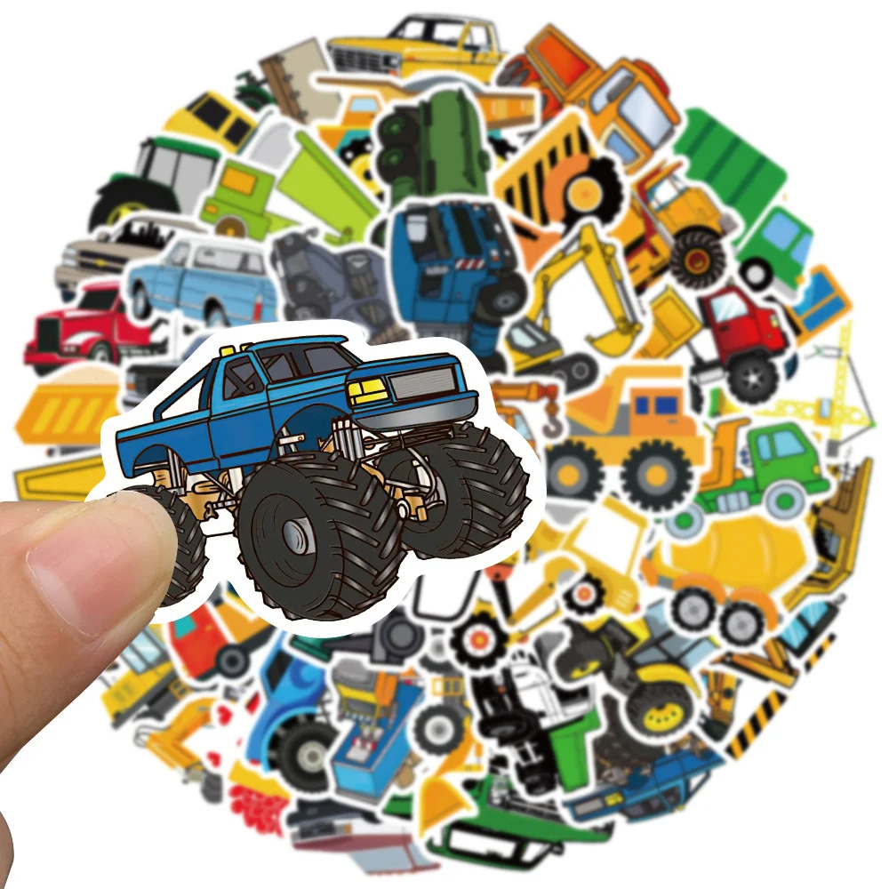 10/30/50pcs Cartoon Engineering Vehicle Stickers Funny Truck Excavator Graffiti Decals DIY Luggage Stationery Cool Sticker Decor
10/30/50pcs Cartoon Engineering Vehicle Stickers Funny Truck Excavator Graffiti Decals DIY Luggage Stationery Cool Sticker Decor