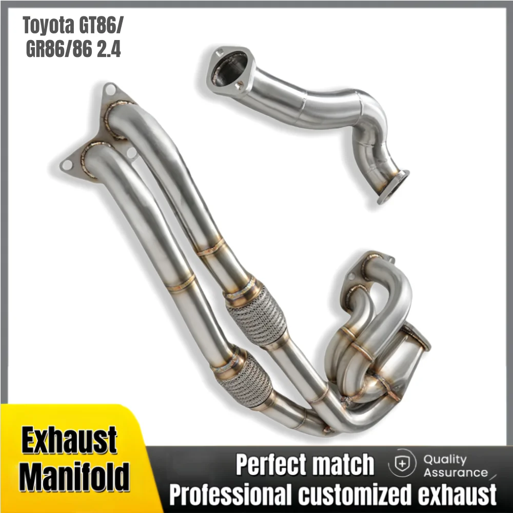 Sports Exhaust Manifold Header for Toyota GT86/GR86/86 2.4 SS304 Automotive Performance Exhaust Pipe s Pipe Perfect Upgrade
Sports Exhaust Manifold Header for Toyota GT86/GR86/86 2.4 SS304 Automotive Performance Exhaust Pipe s Pipe Perfect Upgrade