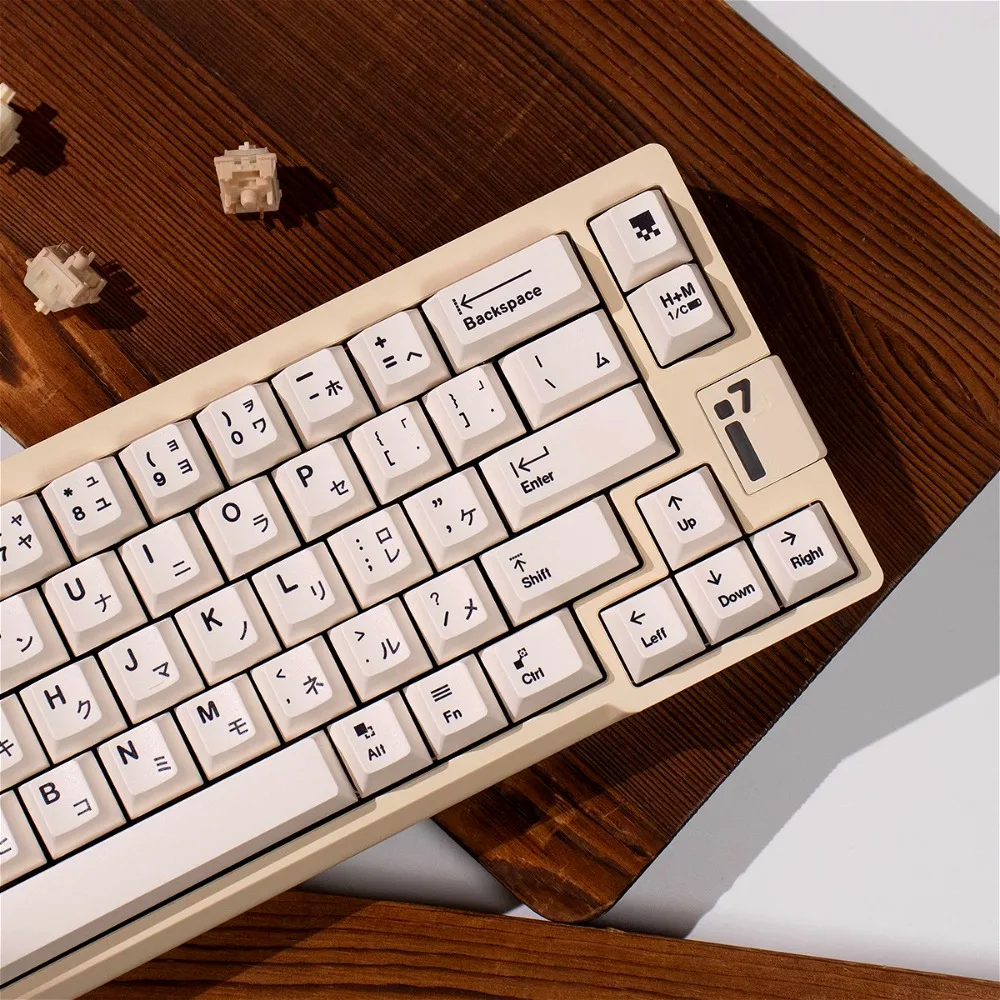 Premium PBT Keycaps 148 Keys - Braun Minimalist Style, Heat-Resistant, Grey/White Combo for 75%/87% Mechanical Keyboards
Premium PBT Keycaps 148 Keys - Braun Minimalist Style, Heat-Resistant, Grey/White Combo for 75%/87% Mechanical Keyboards