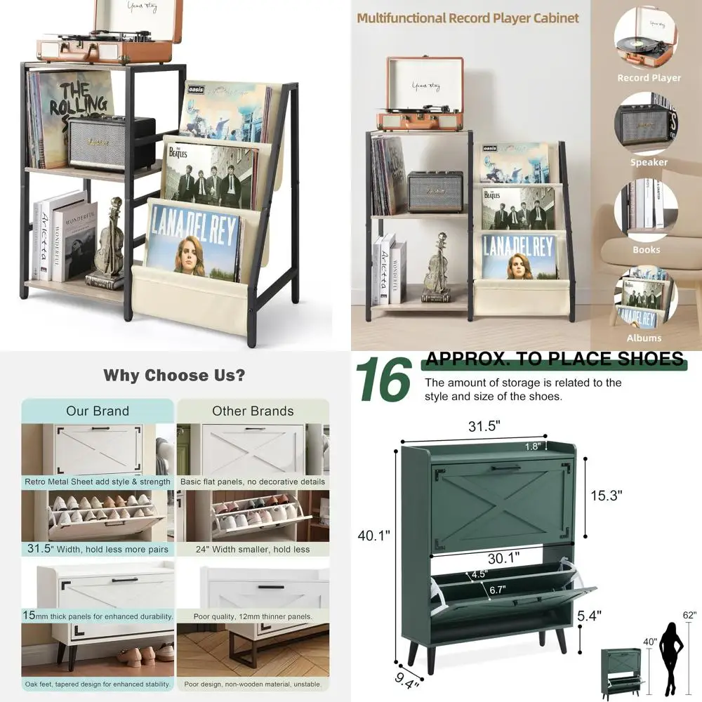 Трехъярусная подставка для хранения виниловых пластинок для проигрывателя, вмещает до 200 альбомов, конструкция торцевого стола
Трехъярусная подставка для хранения виниловых пластинок для проигрывателя, вмещает до 200 альбомов, конструкция торцевого стола