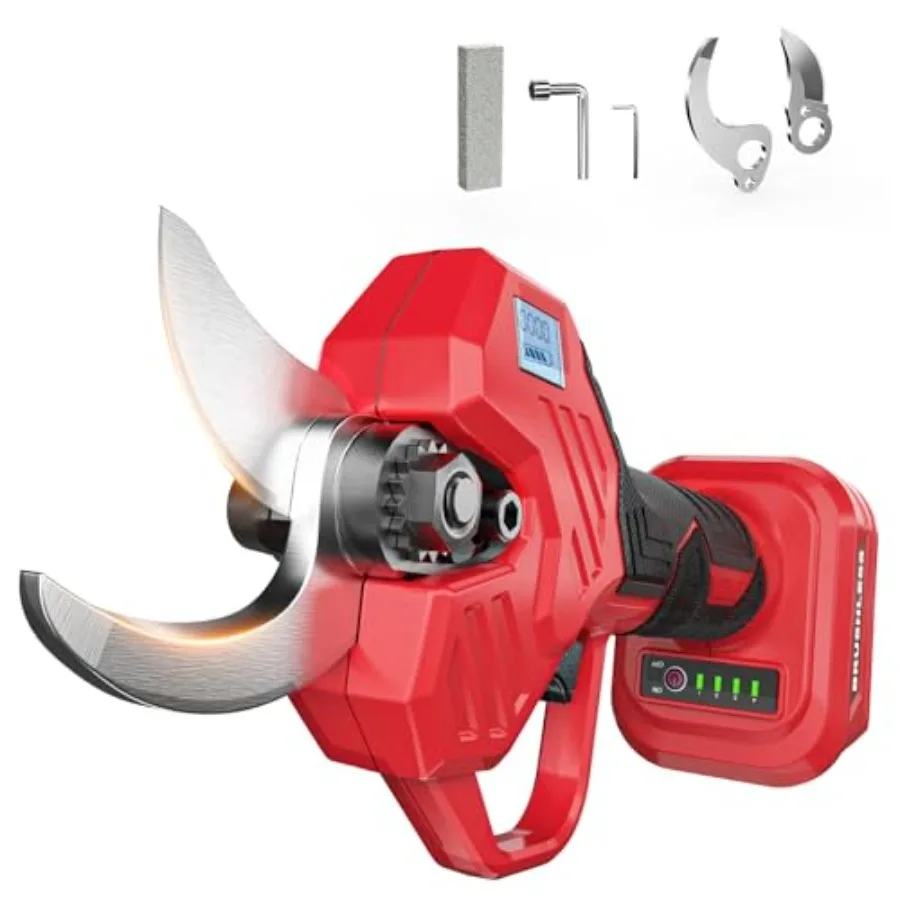 Cordless Electric Pruning Shears Compatible with Milwaukee 18V Battery 0.8-2-Inch Cordless Portable Pole Pruner with LCD Displa
Cordless Electric Pruning Shears Compatible with Milwaukee 18V Battery 0.8-2-Inch Cordless Portable Pole Pruner with LCD Displa