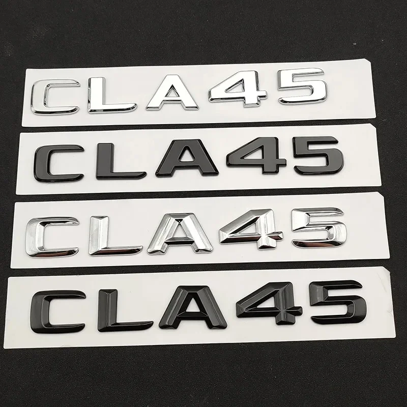 ABS Black Chrome Adhesive Letters Car Rear Trunk Badge For Mercedes CLA45 AMG W117 C117 Emblem Logo Sticker Auto Accessories
ABS Black Chrome Adhesive Letters Car Rear Trunk Badge For Mercedes CLA45 AMG W117 C117 Emblem Logo Sticker Auto Accessories