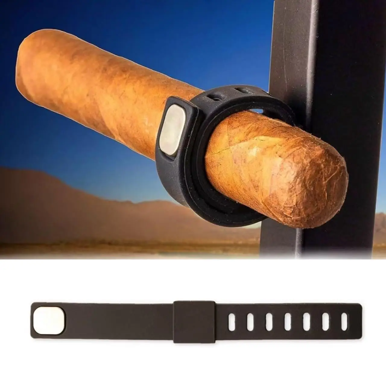 Magnetic Cigar Holder, 2025 New Stogie Cigar Holder, Silicone Cigar Holder for Golf Cart, Adjustable Universal Cigar Clip Mount,
Magnetic Cigar Holder, 2025 New Stogie Cigar Holder, Silicone Cigar Holder for Golf Cart, Adjustable Universal Cigar Clip Mount,