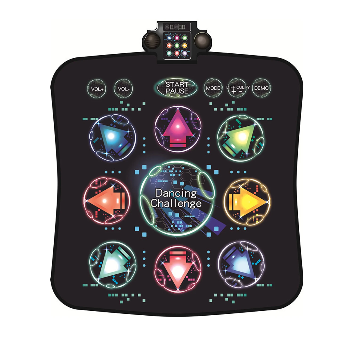 Танцевальный коврик, игрушки для детей, светодиодные фонари, электронный танцевальный коврик, музыкальная танцевальная игра с ритмиком
Танцевальный коврик, игрушки для детей, светодиодные фонари, электронный танцевальный коврик, музыкальная танцевальная игра с ритмиком