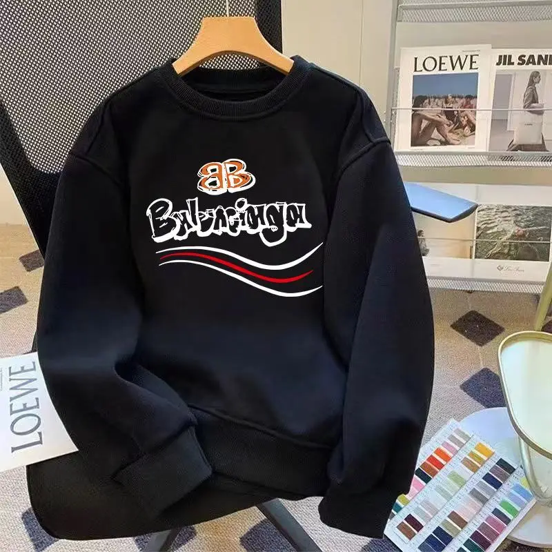 Новый тяжелый весенне-осенний свитер с круглым вырезом и длинными рукавами, мужской и женский модный повседневный свободный топ большого размера с принтом
Новый тяжелый весенне-осенний свитер с круглым вырезом и длинными рукавами, мужской и женский модный повседневный свободный топ большого размера с принтом