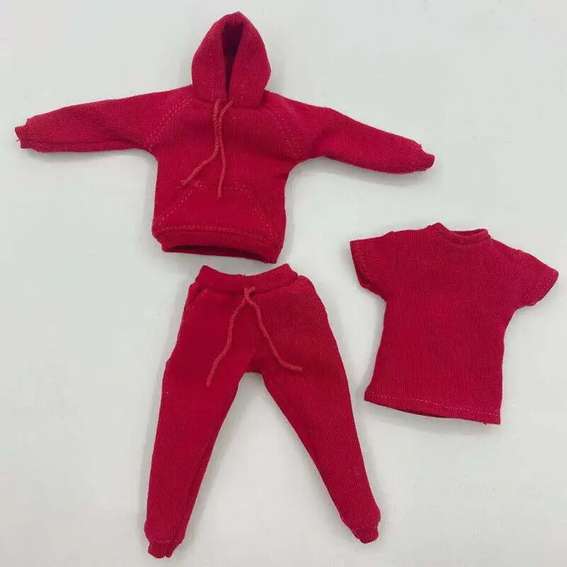 D6-1-1 Wine Red 1/12 Trendy Street Style Clothing Sweat Sweatpants T-shirt For 12" male
D6-1-1 Wine Red 1/12 Trendy Street Style Clothing Sweat Sweatpants T-shirt For 12" male