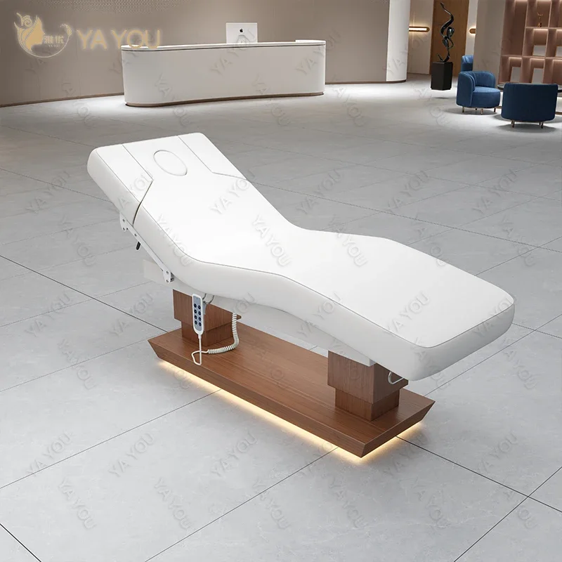 For Luxurious 4 Motor Multifunctional Massage Bed with LED Base for Beauty Salon
For Luxurious 4 Motor Multifunctional Massage Bed with LED Base for Beauty Salon