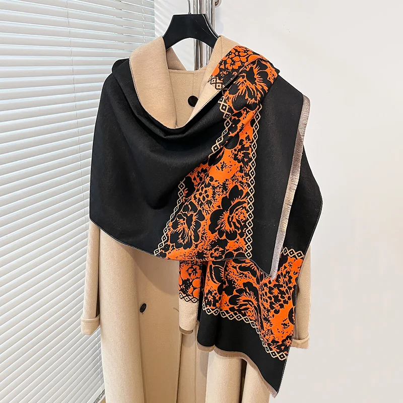 Новые зимние двусторонние кашемировые жаккардовые шарфы в этническом стиле, высококачественные женские утепленные шарфы, шаль, женский шерстяной шарф из пашмины
Новые зимние двусторонние кашемировые жаккардовые шарфы в этническом стиле, высококачественные женские утепленные шарфы, шаль, женский шерстяной шарф из пашмины