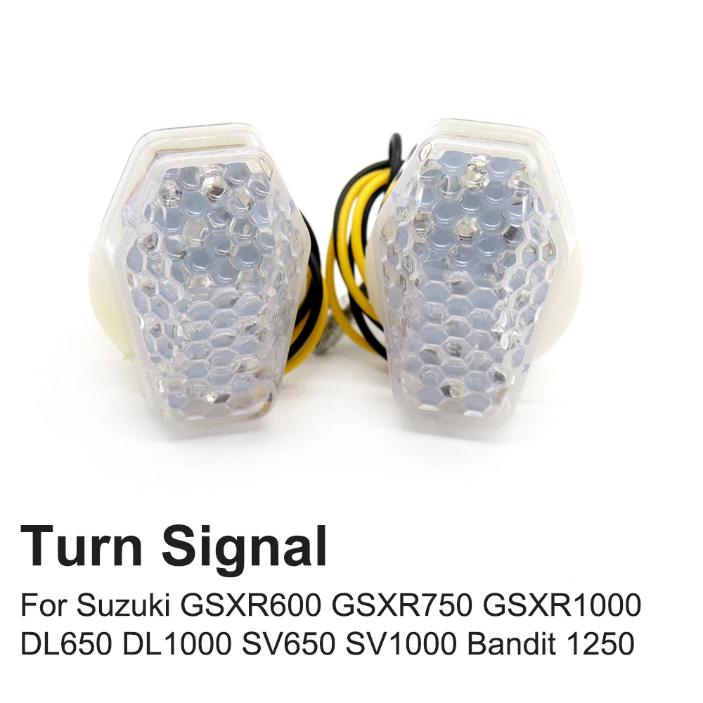 For Suzuki GSXR600 GSXR750 GSXR1000 DL650 DL1000 SV650 SV1000 Motorcycle LED Flush Mount Turn Signal Light Bandit 1250
For Suzuki GSXR600 GSXR750 GSXR1000 DL650 DL1000 SV650 SV1000 Motorcycle LED Flush Mount Turn Signal Light Bandit 1250