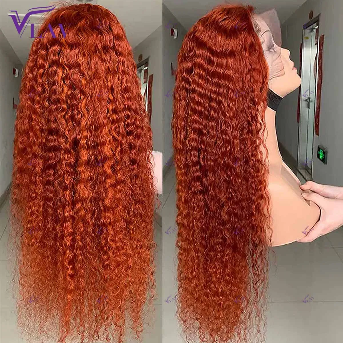 450 Density Glueless Wigs Human Hair 360/13×6/13×4 HD Lace Frontal Wig Preplucked For Women Ginger Color Kinky Curly Wear And Go
450 Density Glueless Wigs Human Hair 360/13×6/13×4 HD Lace Frontal Wig Preplucked For Women Ginger Color Kinky Curly Wear And Go