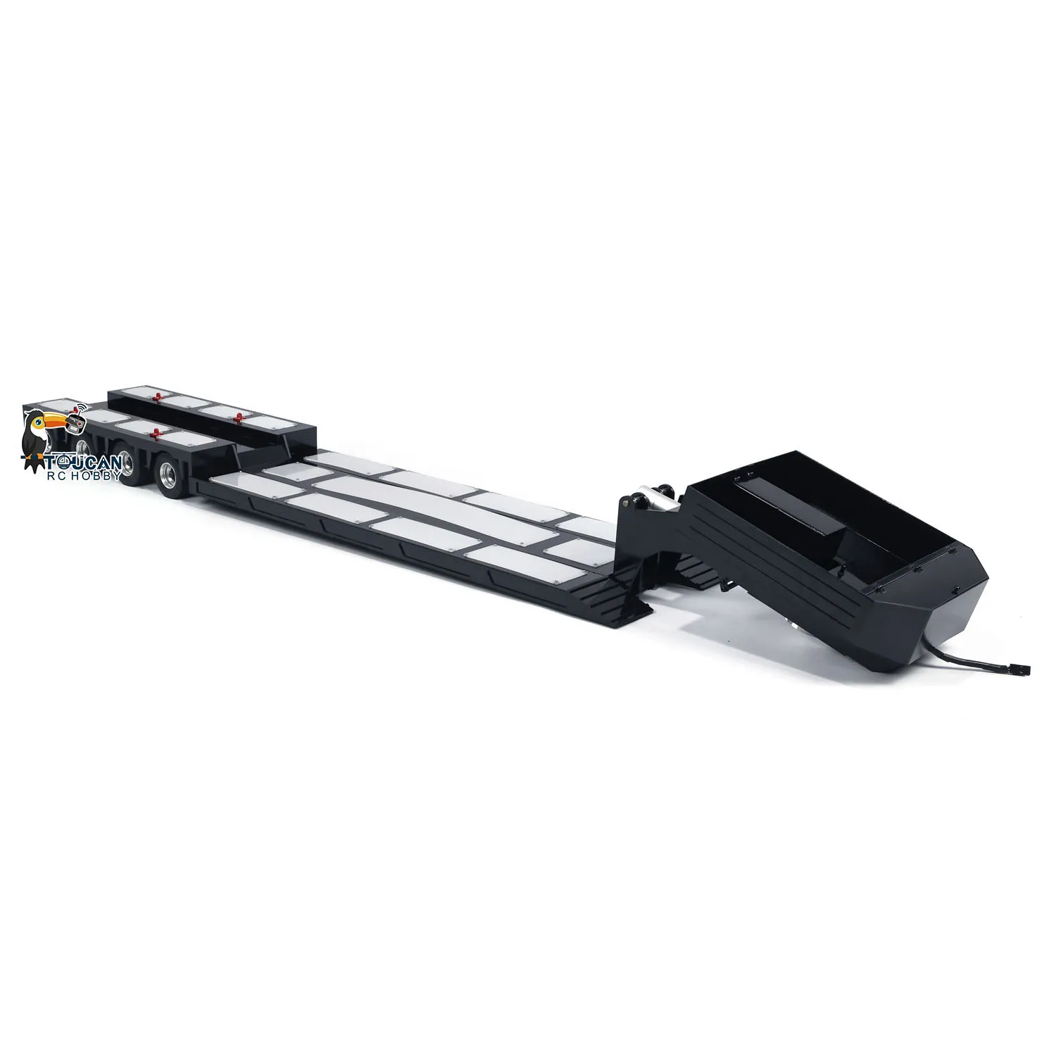 4-Axle Metal Extendable Semi-trailer for 1/14 RC Tractor Truck Radio Control Car and LESU Metal Movable Fifth Wheel Spare Part
4-Axle Metal Extendable Semi-trailer for 1/14 RC Tractor Truck Radio Control Car and LESU Metal Movable Fifth Wheel Spare Part