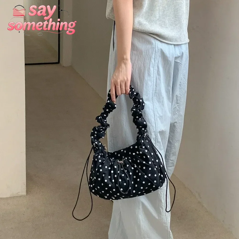 Wave Point Pleated Drawstring Shoulder Crossbody Bag For Women Fashionable Versatile Large Capacity Commuting Tote Bag For Women
Wave Point Pleated Drawstring Shoulder Crossbody Bag For Women Fashionable Versatile Large Capacity Commuting Tote Bag For Women