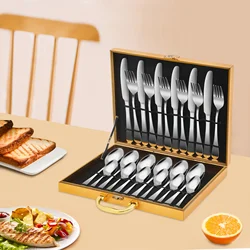 24 Pieces Elegant 410 Stainless Steel Cutlery Set Suitable for Use at Homes, Gatherings, Parties, Restaurants And Other Uses 24 Pieces Elegant 410 Stainless Steel Cutlery Set Suitable for Use at Homes, Gatherings, Parties, Restaurants And Other Uses