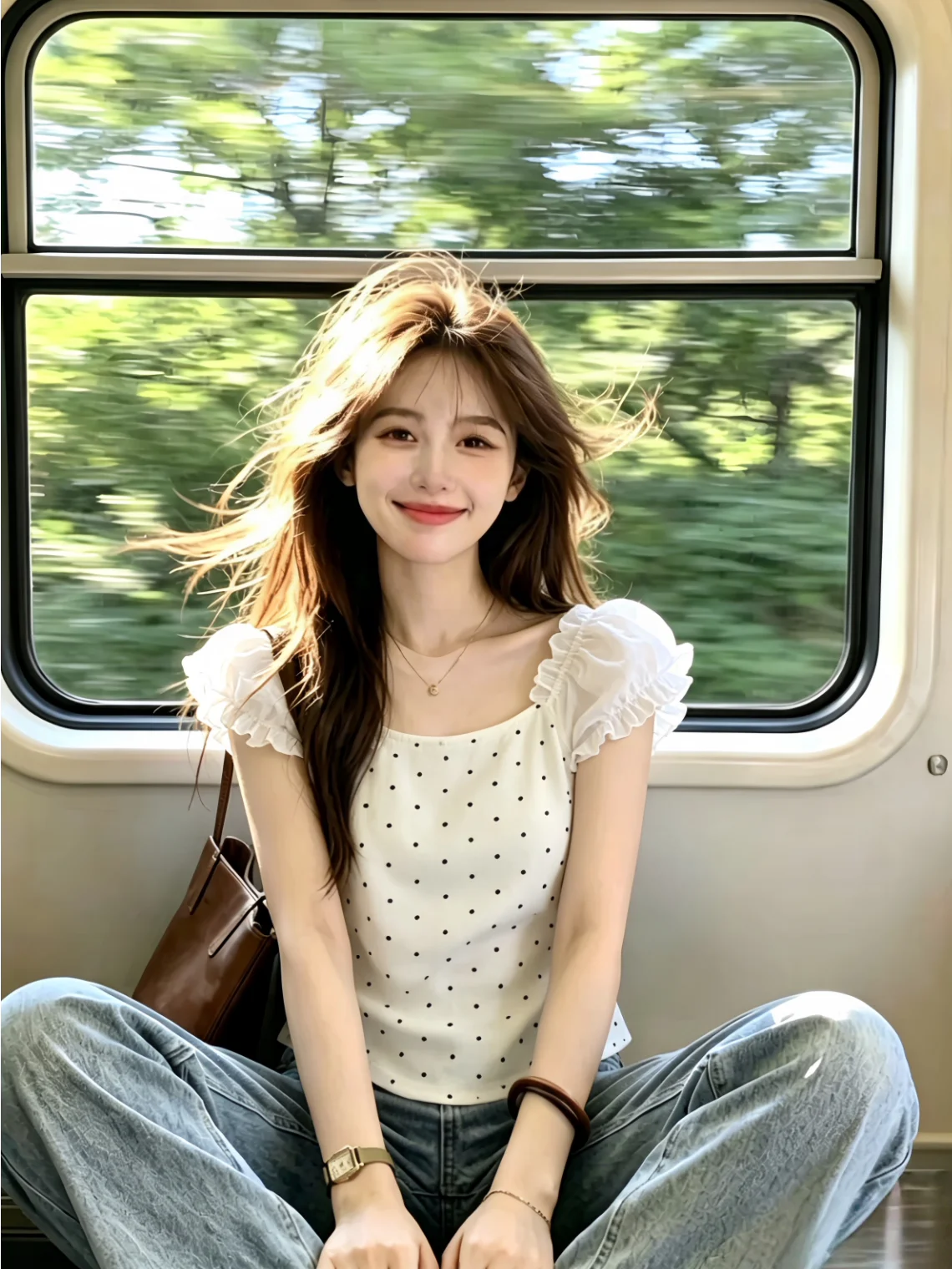 Sweet Summer Short Sleeve T-Shirt Women's Backless Hollow out Bow Tie Polka Dot Fly Sleeve Top Korean Style Slim Fit Commute
Sweet Summer Short Sleeve T-Shirt Women's Backless Hollow out Bow Tie Polka Dot Fly Sleeve Top Korean Style Slim Fit Commute