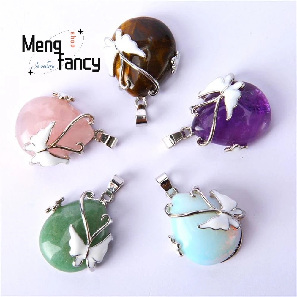 Natural Tiger's Eye Stone Amethyst Butterfly Water Drop Pendant Charms Fashion Fine Jewelry Men Women Couple Luxury Holiday Gift
Natural Tiger's Eye Stone Amethyst Butterfly Water Drop Pendant Charms Fashion Fine Jewelry Men Women Couple Luxury Holiday Gift