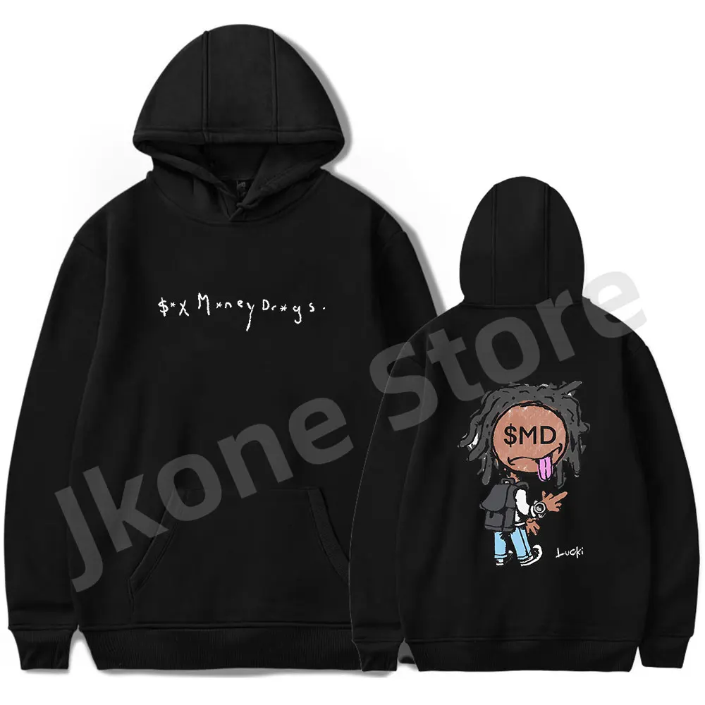 SMD Lucki Hoodies Rapper New Album Merch Women Men Fashion Casual HipHop Sweatshirts
SMD Lucki Hoodies Rapper New Album Merch Women Men Fashion Casual HipHop Sweatshirts