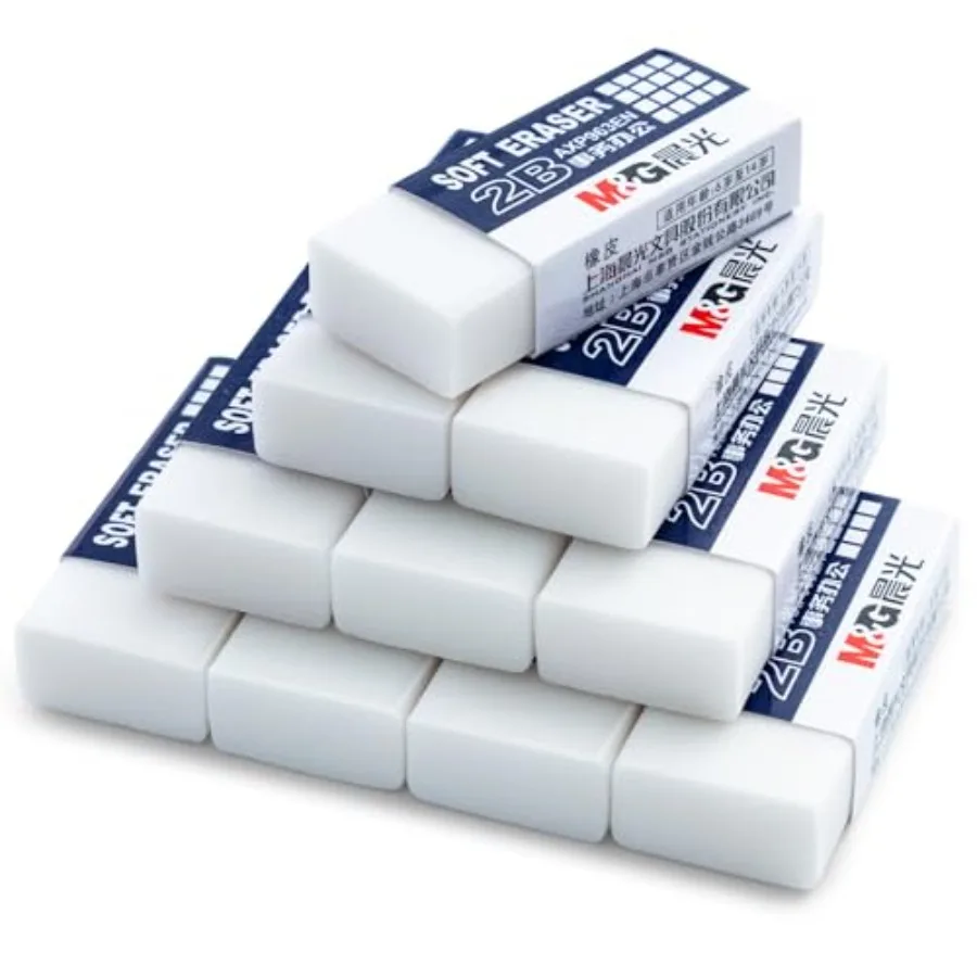 24 Pack Erasers Pencil Erasers, White Rubber Eraser Rectangular Bulk for School Students Office, Art Erasers for Drawing
24 Pack Erasers Pencil Erasers, White Rubber Eraser Rectangular Bulk for School Students Office, Art Erasers for Drawing