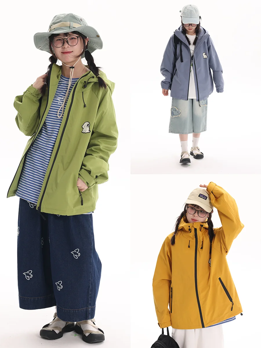 Original New Colorway Three-Proof Professional Hardshell Embroidered Dog Hiking Jacket Outerwear Casual Style Women's Coat
Original New Colorway Three-Proof Professional Hardshell Embroidered Dog Hiking Jacket Outerwear Casual Style Women's Coat