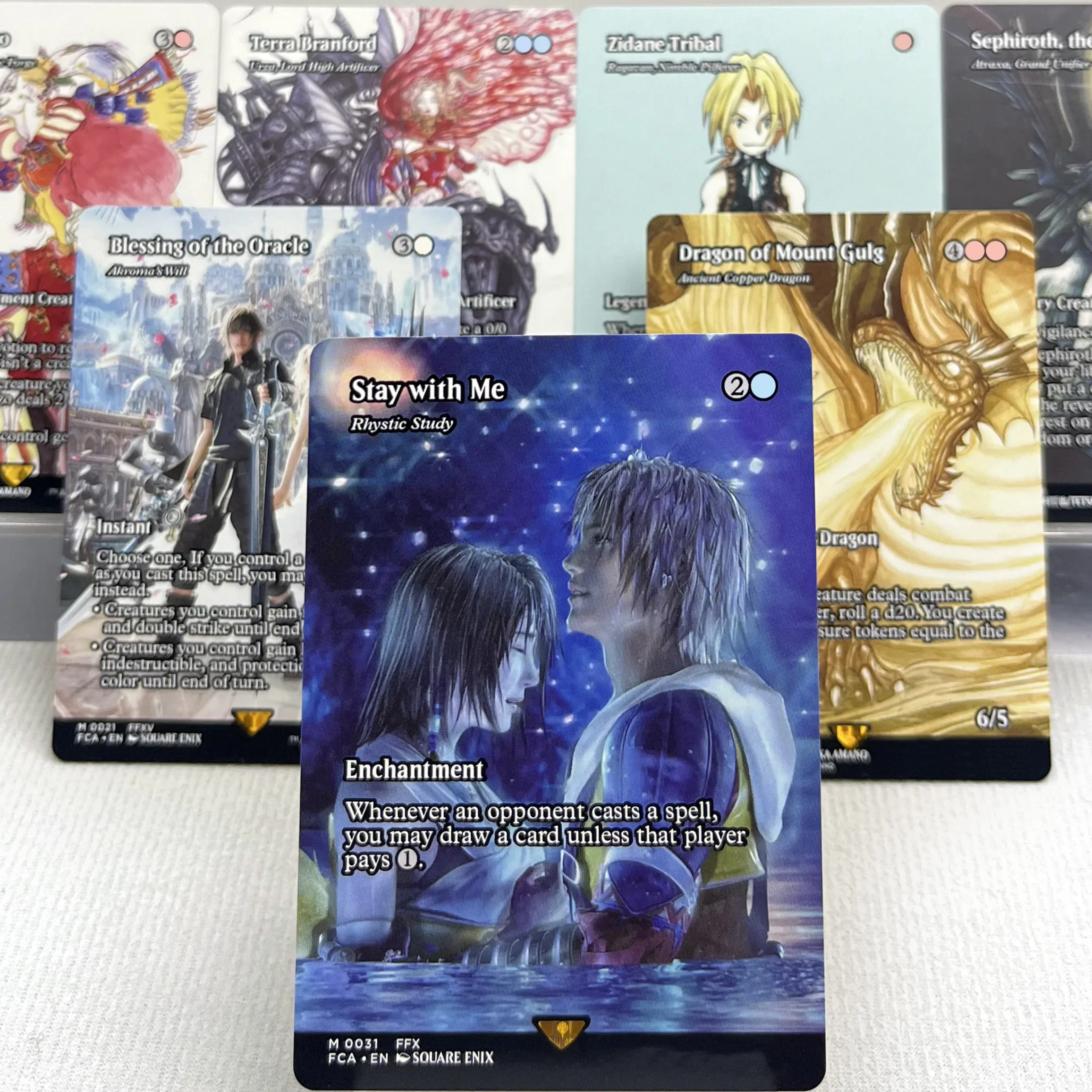 FCA FIC HOLO14 03 Tcg proxy magic cards Rhystic Study Ancient Copper Dragon Y'shtola, Night's Blessed Cloud, Ex-SOLDIER gather
FCA FIC HOLO14 03 Tcg proxy magic cards Rhystic Study Ancient Copper Dragon Y'shtola, Night's Blessed Cloud, Ex-SOLDIER gather