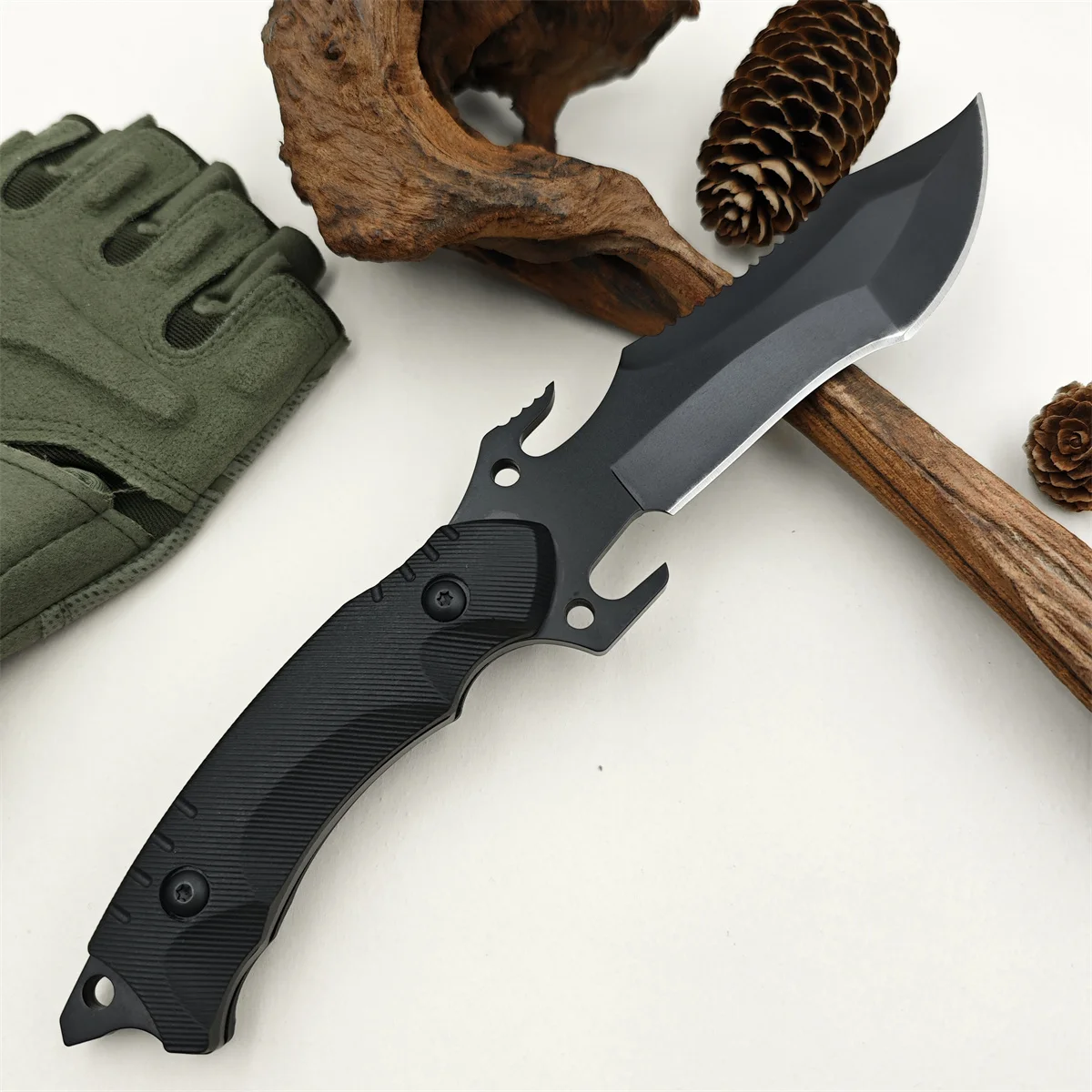 Full-tang Pocket Knife Survival Rescue Fixed Blade Knife, Outdoor Survival Knife Camping, Climbing Tool Multi-function Knives
Full-tang Pocket Knife Survival Rescue Fixed Blade Knife, Outdoor Survival Knife Camping, Climbing Tool Multi-function Knives