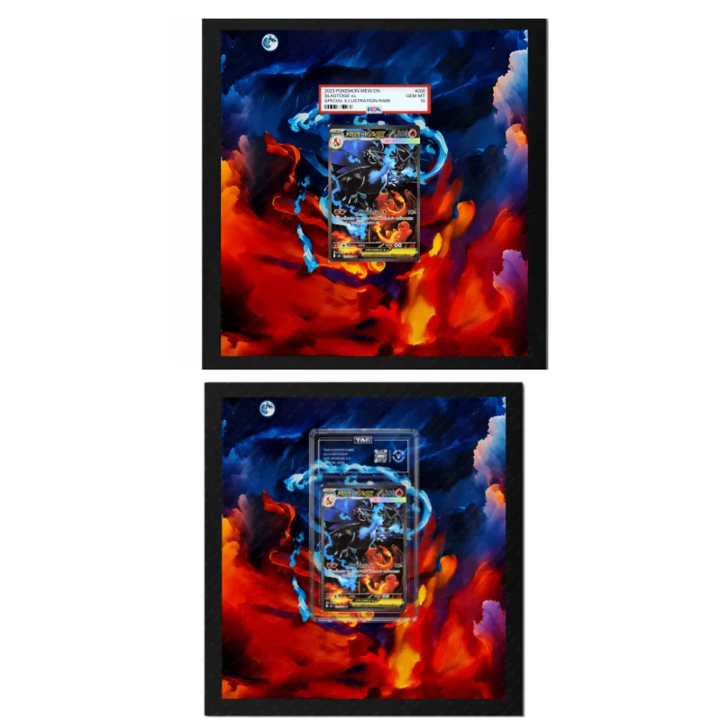 Mega Charizard Magnetic Card Display Frame for TCG PSA TAG Graded Card Slabs Premium Acrylic Protective Display Excluding cards
Mega Charizard Magnetic Card Display Frame for TCG PSA TAG Graded Card Slabs Premium Acrylic Protective Display Excluding cards