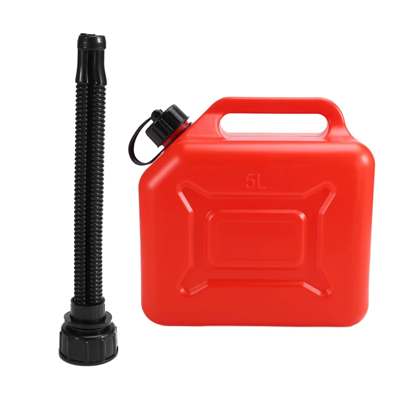 AB47-5L Car Fuel Tank Can Spare Plastic Petrol Gas Container Anti-Static Fuel Carrier With Pipe For Car
AB47-5L Car Fuel Tank Can Spare Plastic Petrol Gas Container Anti-Static Fuel Carrier With Pipe For Car